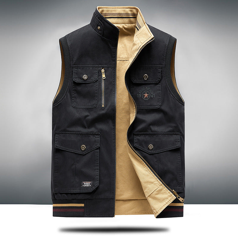 ROSSI ROMA | GILET DA UOMO IN COTONE PREMIUM DI LUSSO