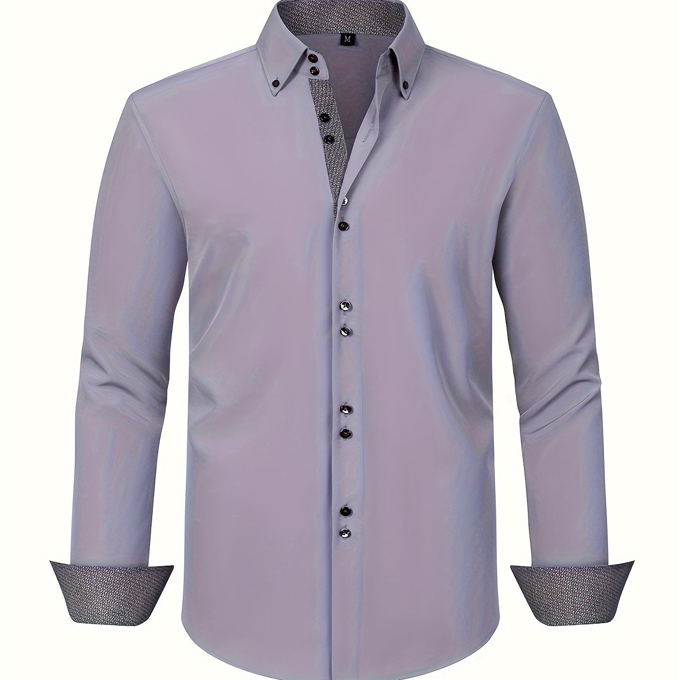 ALBERTO | CAMICIA ELEGANTE LEGGERA CON DETTAGLI A CONTRASTO