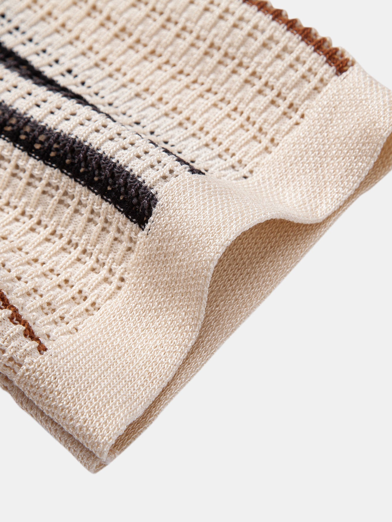 CAMICIA A RIGHE ALL'UNCINETTO CON BOTTONI & PANTALONI IN LINO CON GAMBA DRITTA