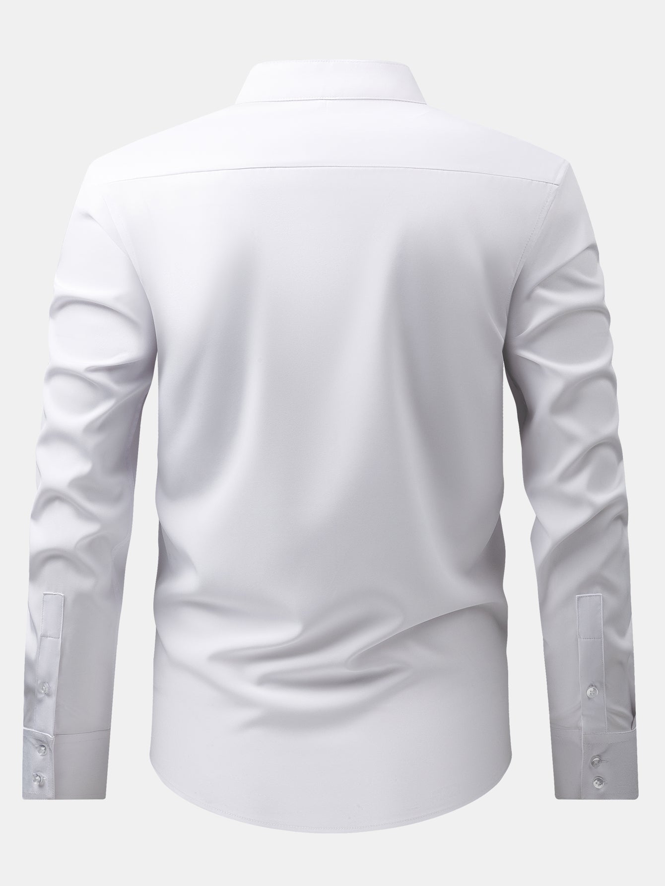 CAMICIA CON COLLETTO RIALZATO & PANTALONI SLIM FIT A GAMBA AFFUSOLATA