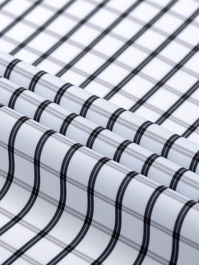 CAMICIA A MANICHE LUNGHE A QUADRI CON BOTTONI & PANTALONI SLIM FIT A GAMBA AFFUSOLATA