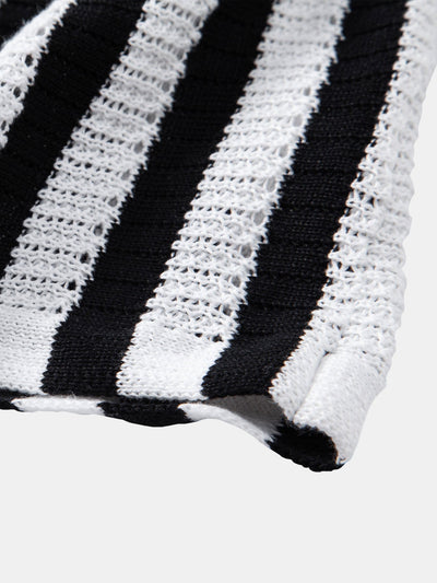 CAMICIA A RIGHE CON SPALLE CADENTI