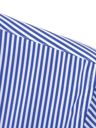 CAMICIA A MANICHE LUNGHE A RIGHE CON BOTTONI