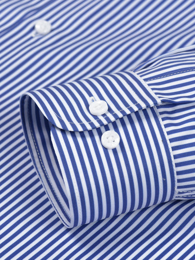 CAMICIA A MANICHE LUNGHE A RIGHE CON BOTTONI
