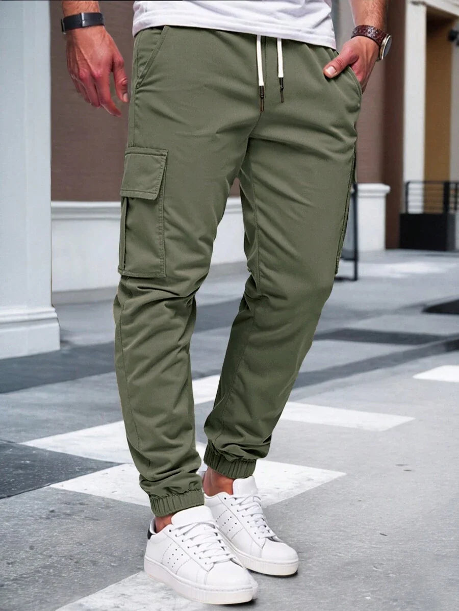 RICCARDO | JOGGER CARGO LEGGERI CON TASCHE