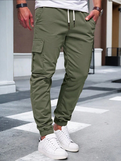 RICCARDO | JOGGER CARGO LEGGERI CON TASCHE
