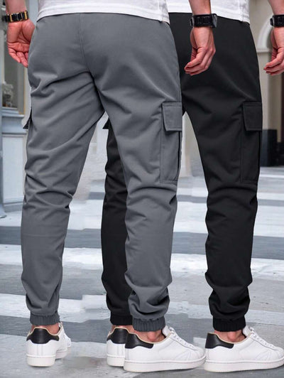 RICCARDO | JOGGER CARGO LEGGERI CON TASCHE
