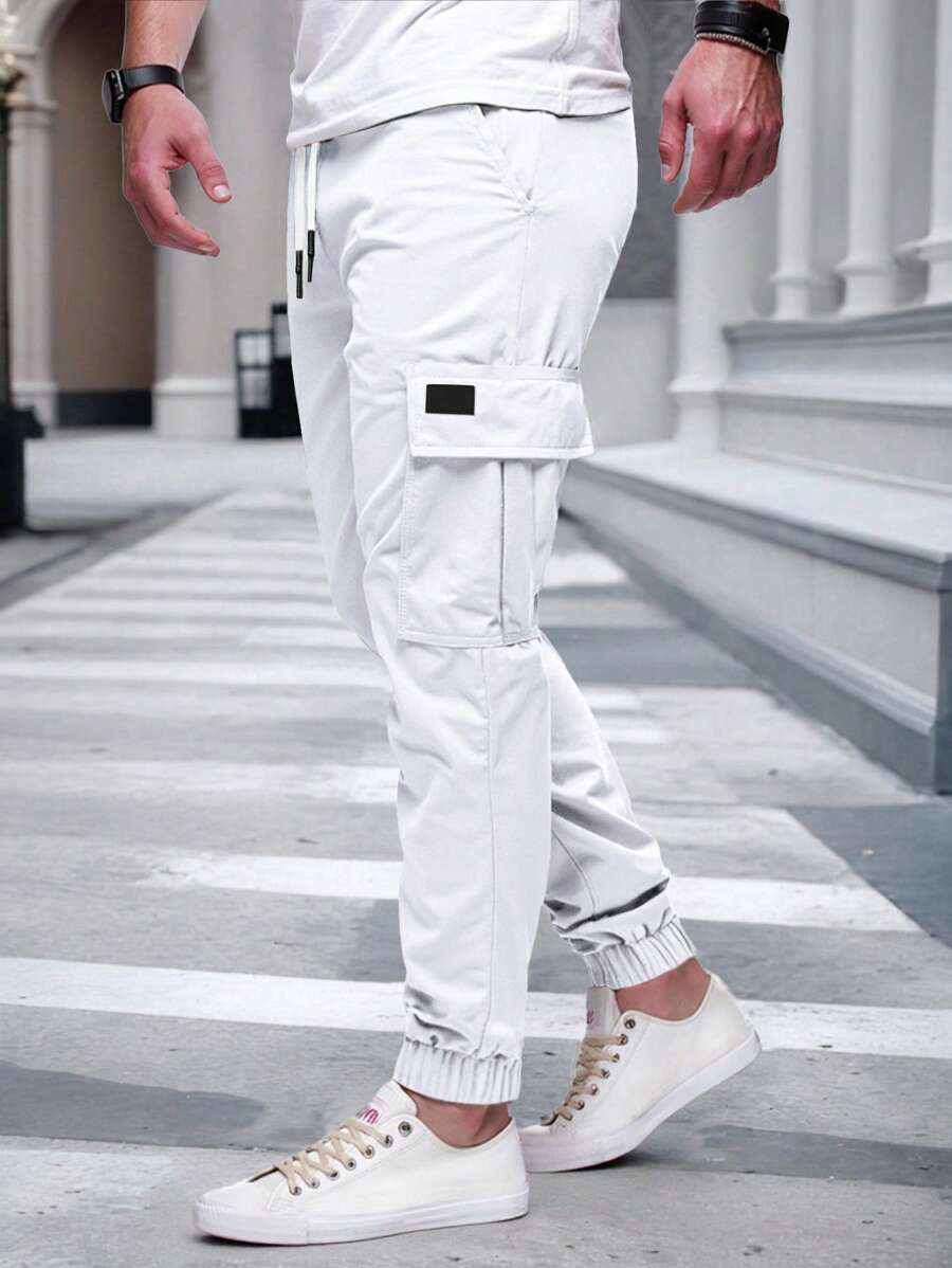 RICCARDO | JOGGER CARGO LEGGERI CON TASCHE