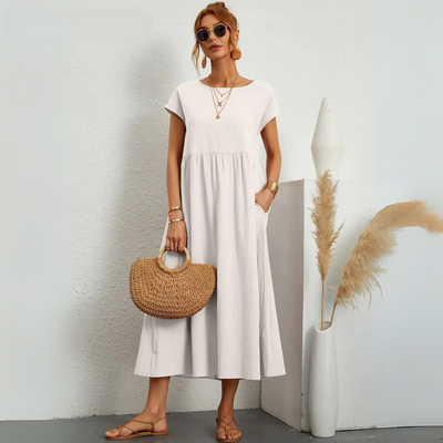 Isla | Abito midi casual in cotone