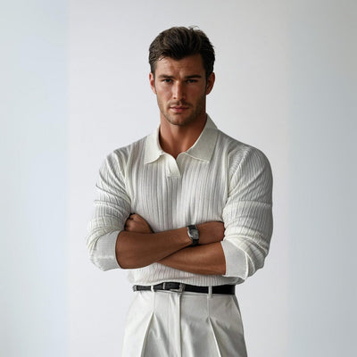 GIOVANNI | MAGLIONE CLASSICO CON COLLETTO