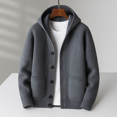 ROVERI ROMA | CARDIGAN IN LANA DA UOMO