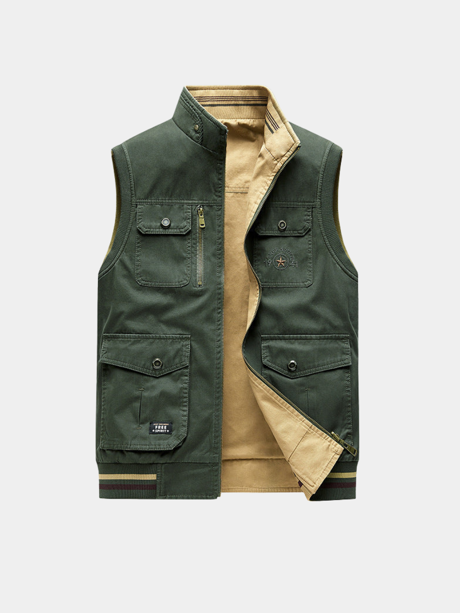 ROSSI ROMA | GILET DA UOMO IN COTONE PREMIUM DI LUSSO
