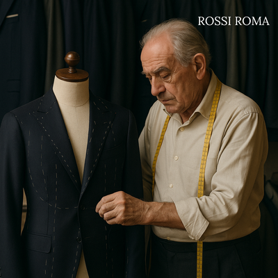 ROSSI ROMA™ Abito sartoriale da uomo