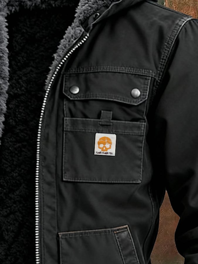 Roveri - Giacca invernale con tasche multifunzionali strutturate