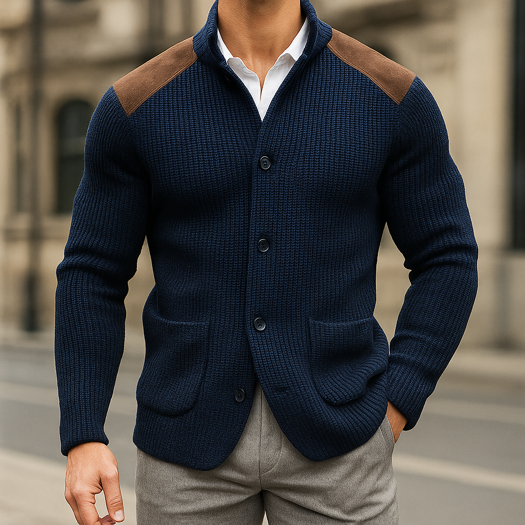 ROVERI ROMA | BLAZER IN MAGLIA TESTURIZZATA