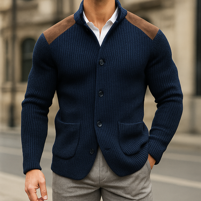 ROVERI ROMA | BLAZER IN MAGLIA TESTURIZZATA