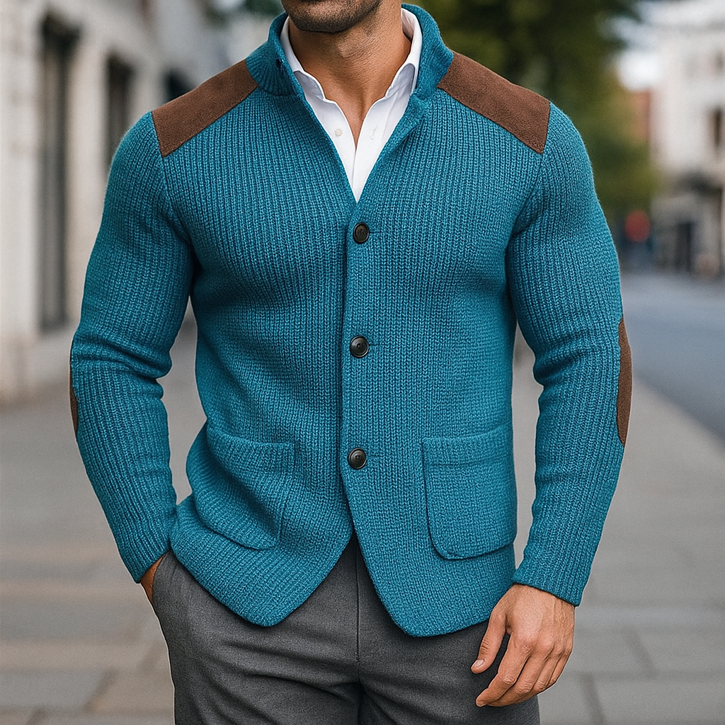 ROVERI ROMA | BLAZER IN MAGLIA TESTURIZZATA