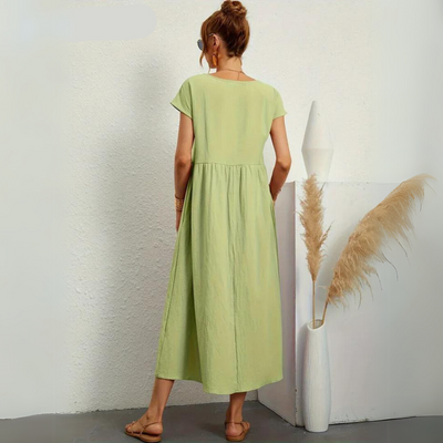 Isla | Abito midi casual in cotone