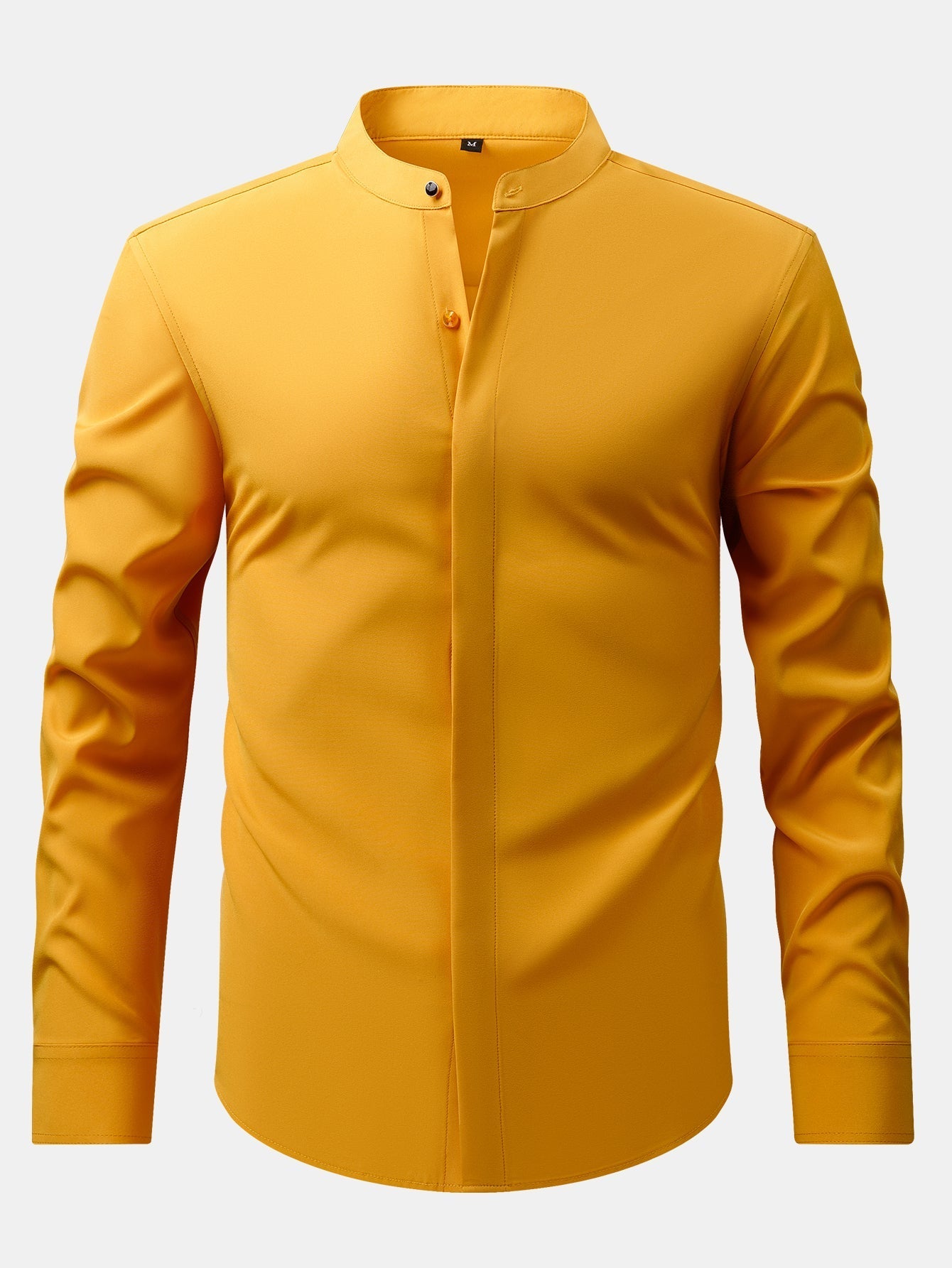 CAMICIA CON COLLETTO RIALZATO & PANTALONI SLIM FIT A GAMBA AFFUSOLATA