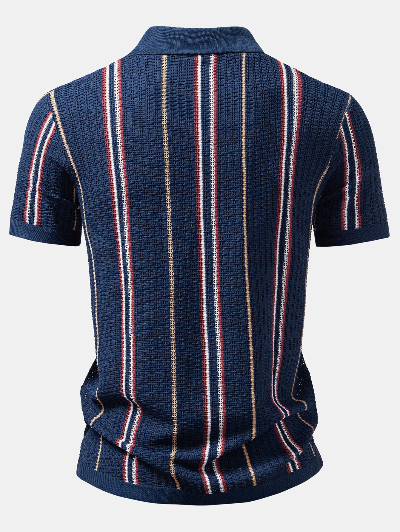 CAMICIA A RIGHE ALL'UNCINETTO CON BOTTONI & PANTALONI IN LINO CON GAMBA DRITTA