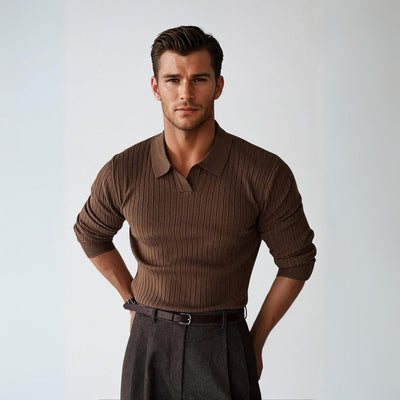 GIOVANNI | MAGLIONE CLASSICO CON COLLETTO
