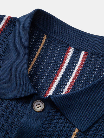 CAMICIA A RIGHE ALL'UNCINETTO CON BOTTONI & PANTALONI IN LINO CON GAMBA DRITTA