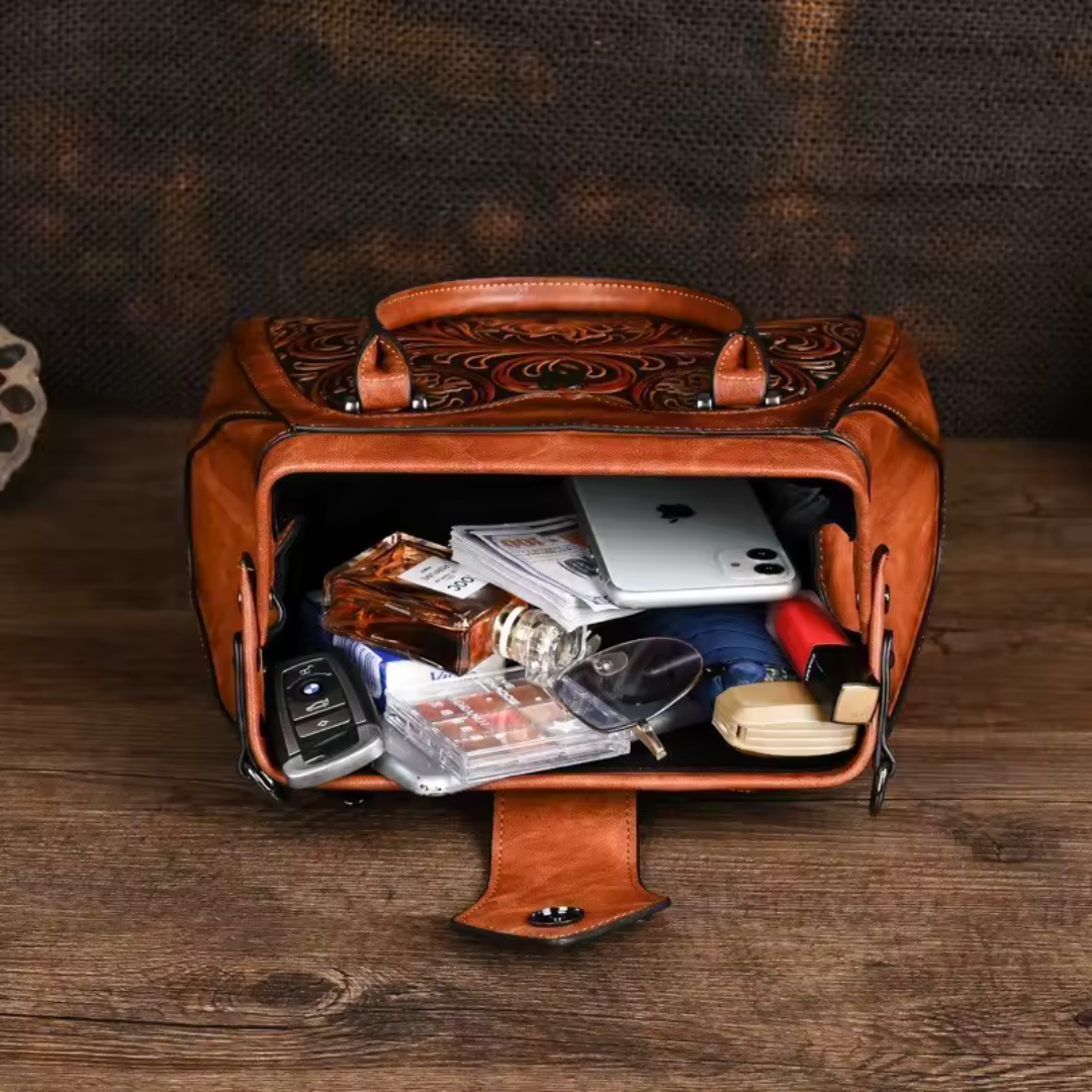 Florina | borsa a mano elegante con motivo floreale