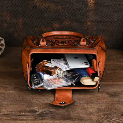 Florina | borsa a mano elegante con motivo floreale