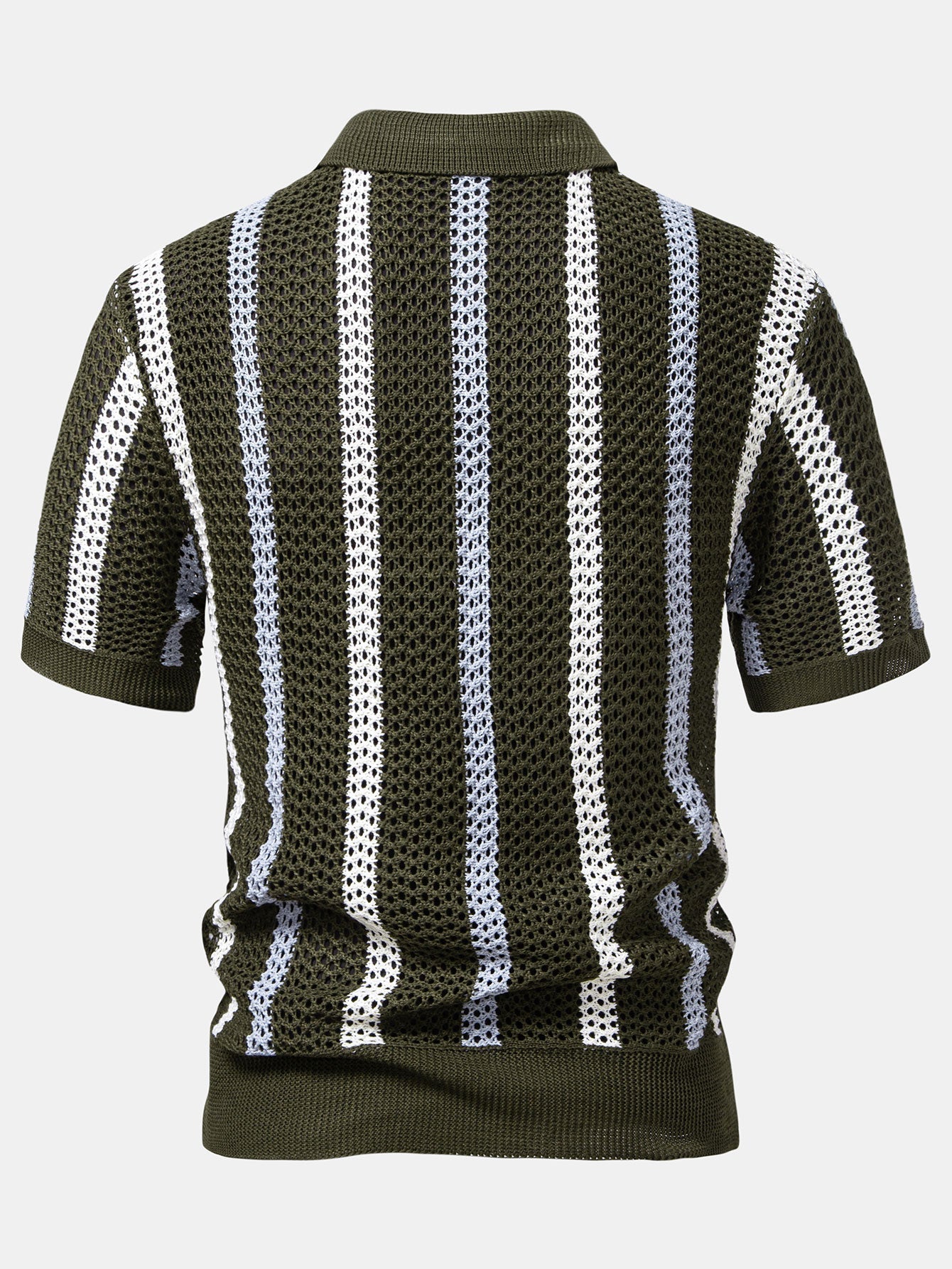 POLO A V ALL'UNCINETTO & PANTALONI IN LINO DRITTI