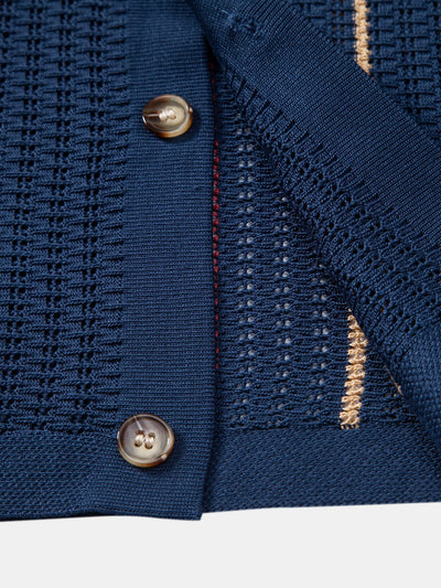 CAMICIA A RIGHE ALL'UNCINETTO CON BOTTONI & PANTALONI IN LINO CON GAMBA DRITTA