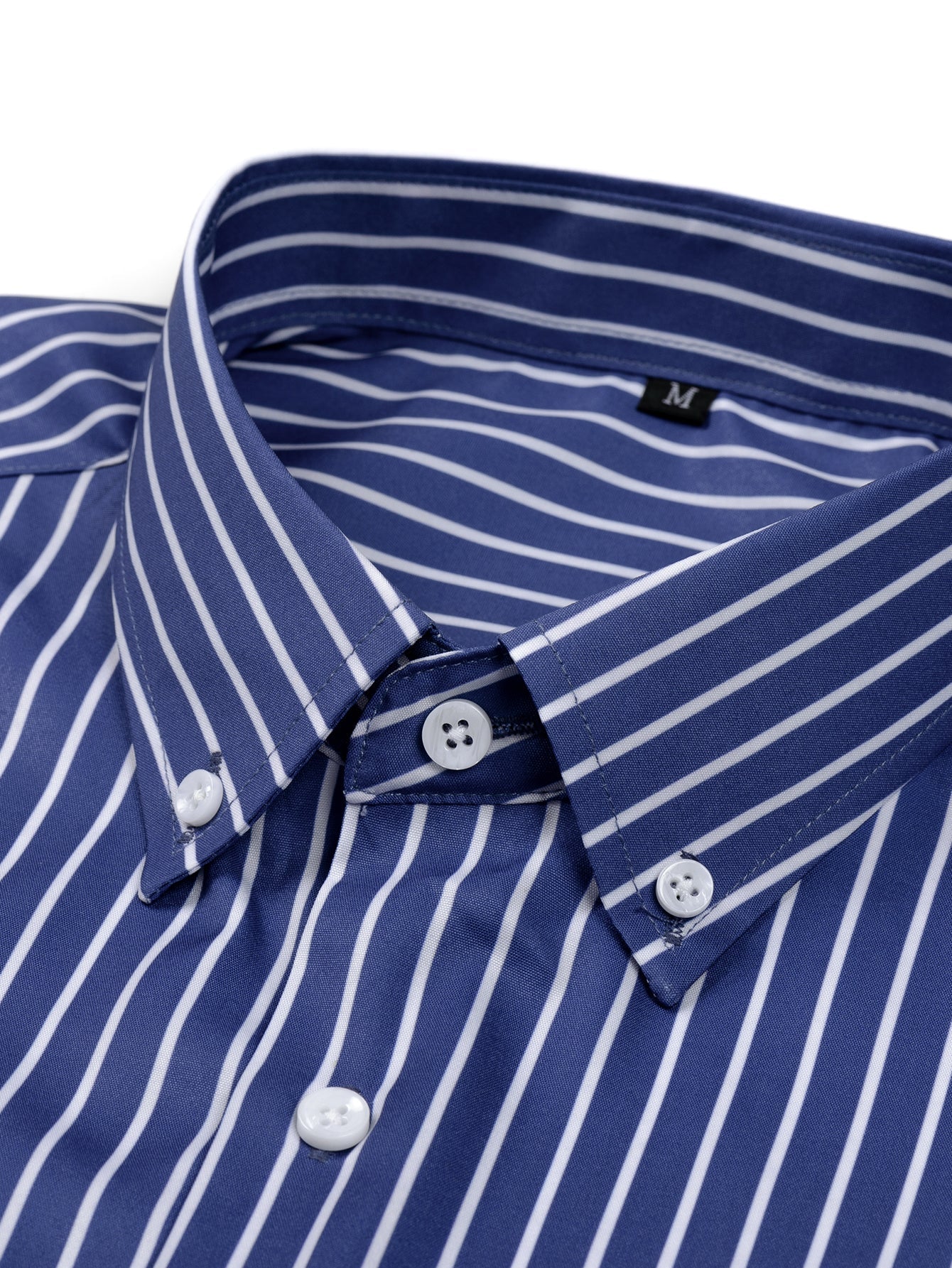 CAMICIA A MANICHE LUNGHE A RIGHE CON BOTTONI