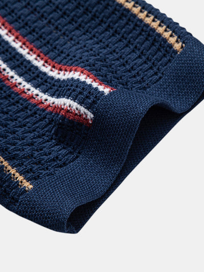 CAMICIA A RIGHE ALL'UNCINETTO CON BOTTONI & PANTALONI IN LINO CON GAMBA DRITTA