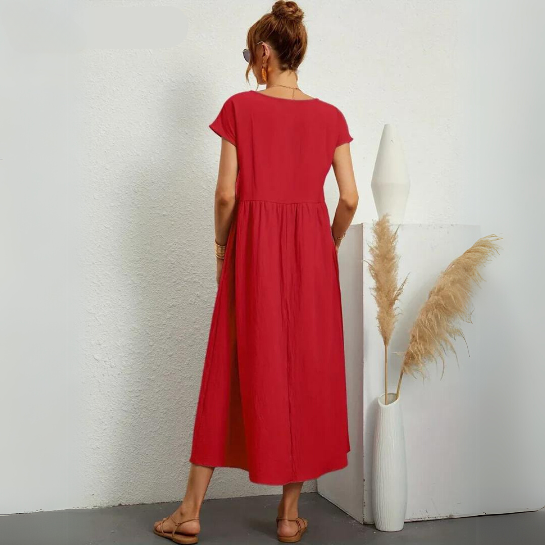 Isla | Abito midi casual in cotone