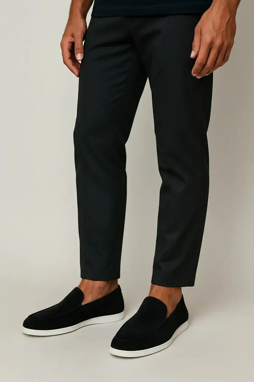 Eleganti mocassini in suede