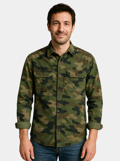 DEAN | CAMICIA CAMOUFLAGE DA UOMO