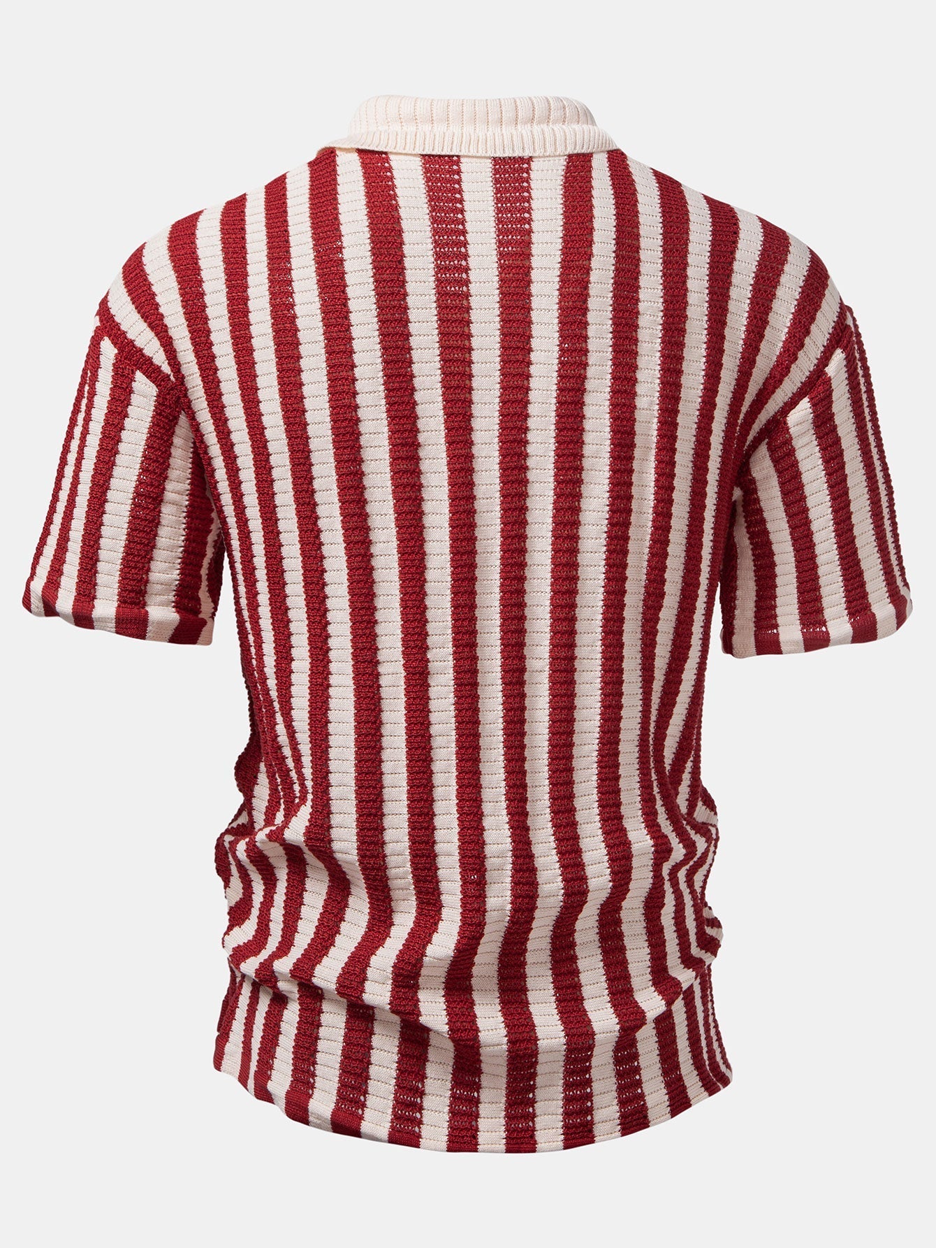 CAMICIA CON SPALLE SCHESE E RIGHE ALL'UNCINETTO & PANTALONI IN LINO CON GAMBA DRITTA