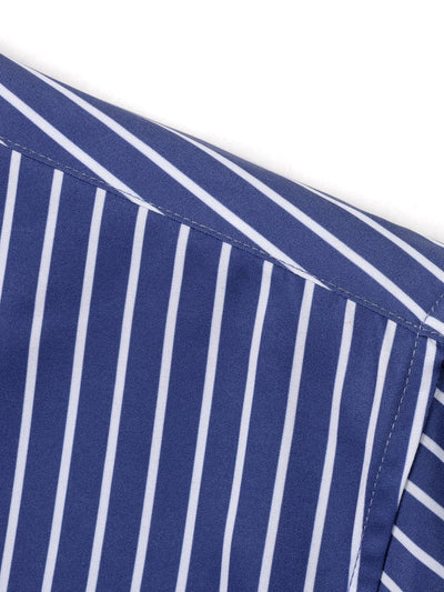 CAMICIA A MANICHE LUNGHE A RIGHE CON BOTTONI