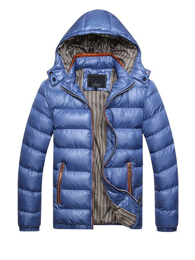 Roveri - Giacca imbottita con cuciture e cerniera