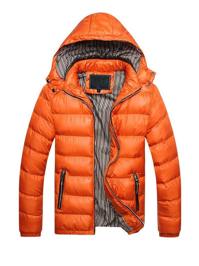 Roveri - Giacca imbottita con cuciture e cerniera