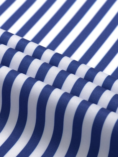 CAMICIA A MANICHE LUNGHE A RIGHE CON BOTTONI & PANTALONI SLIM FIT A GAMBA AFFUSOLATA