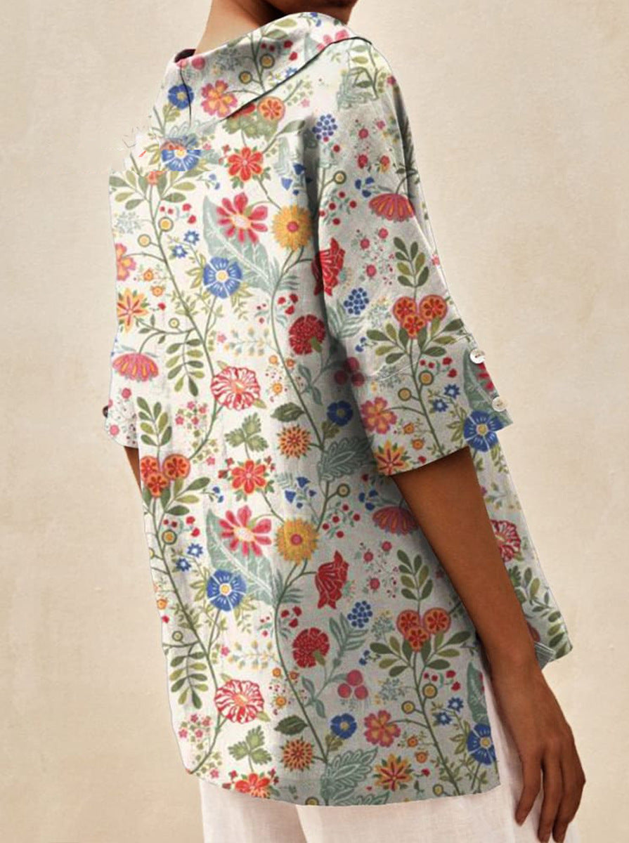 Andrea | Top leggero floreale estivo