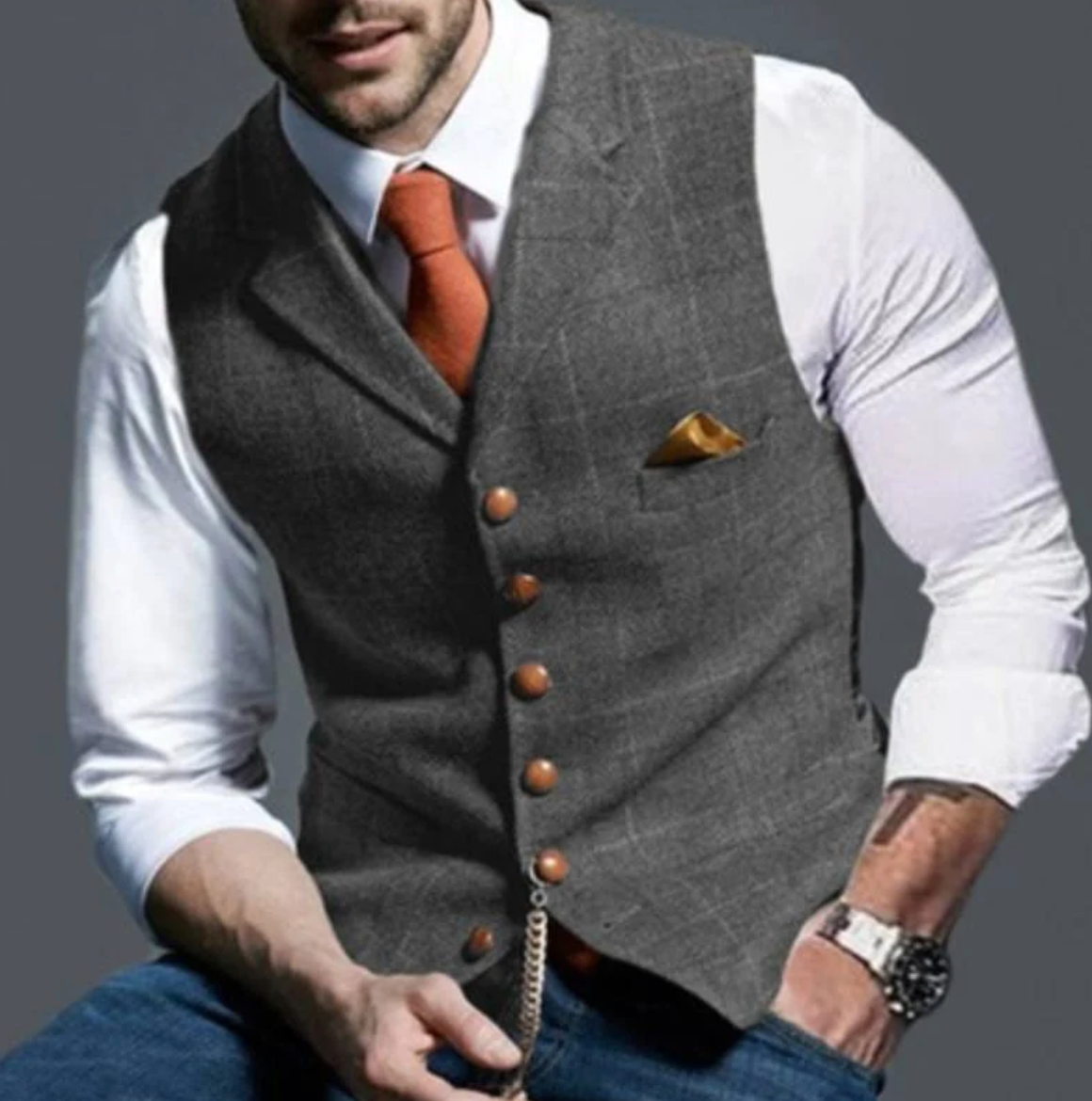 ROSSI ROMA | GILET ELEGANTE DA UOMO