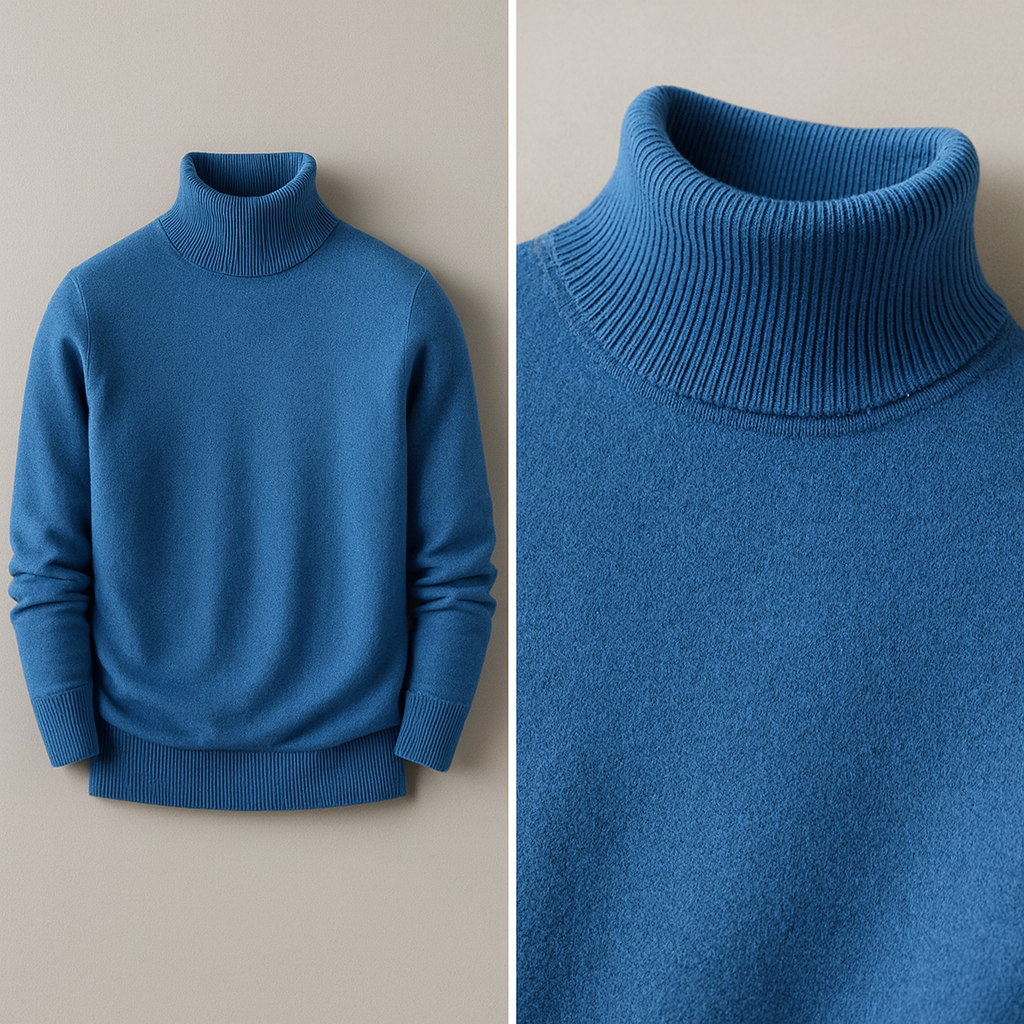 Collo alto in cashmere Roveri