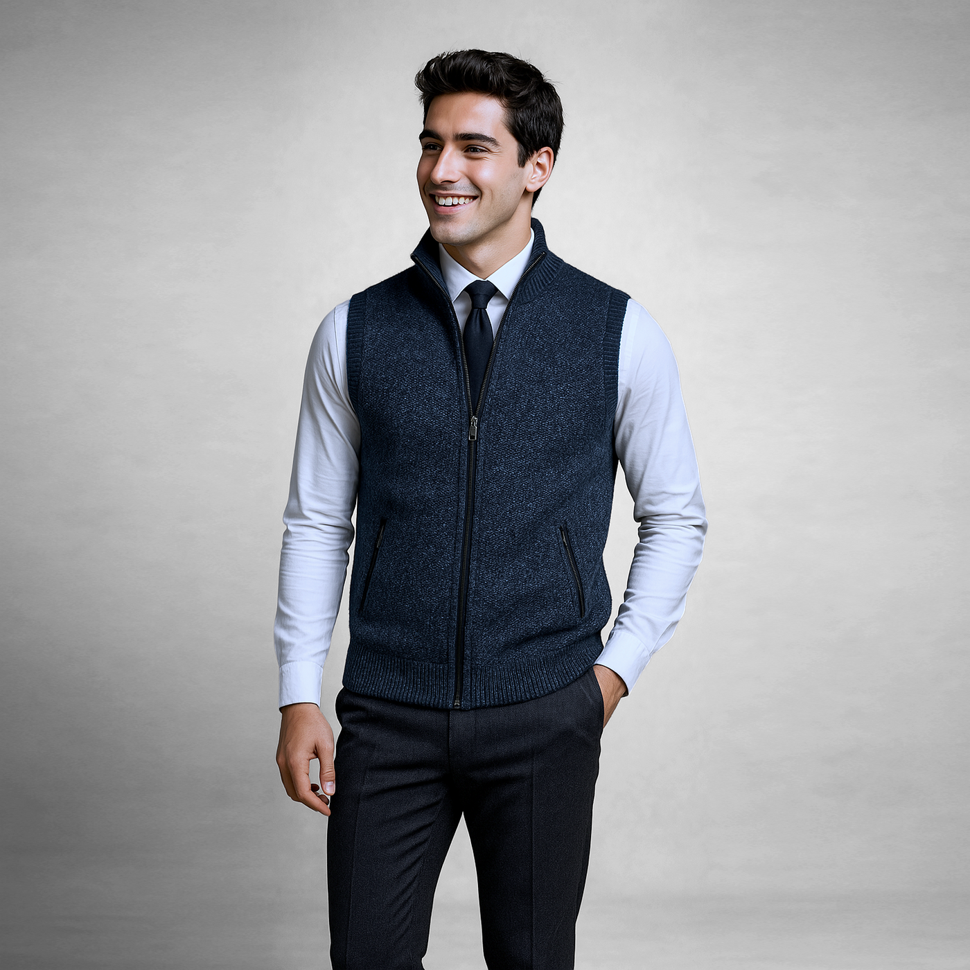ROSSI ROMA | GILET CASUAL IN LANA