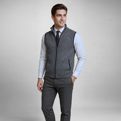 ROSSI ROMA | GILET CASUAL IN LANA