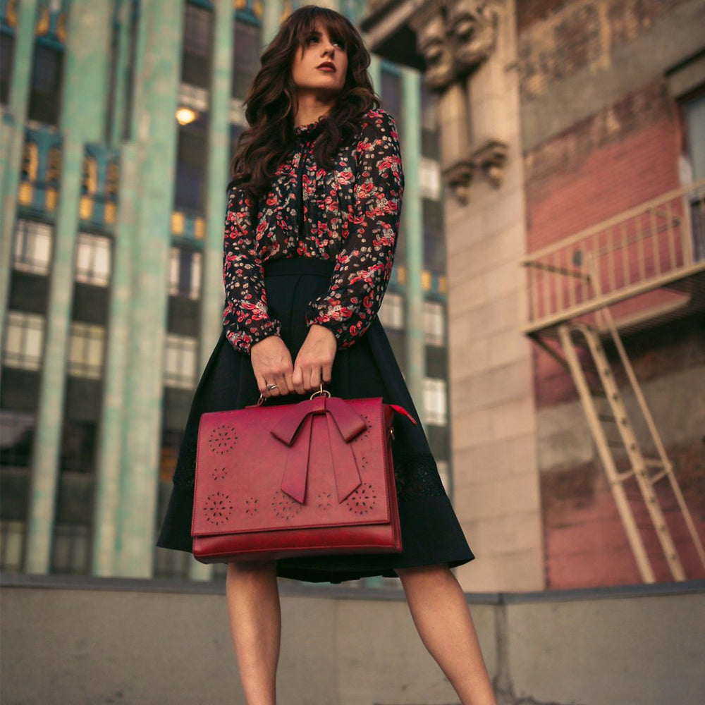 Bernadette | borsa elegante con fiocco