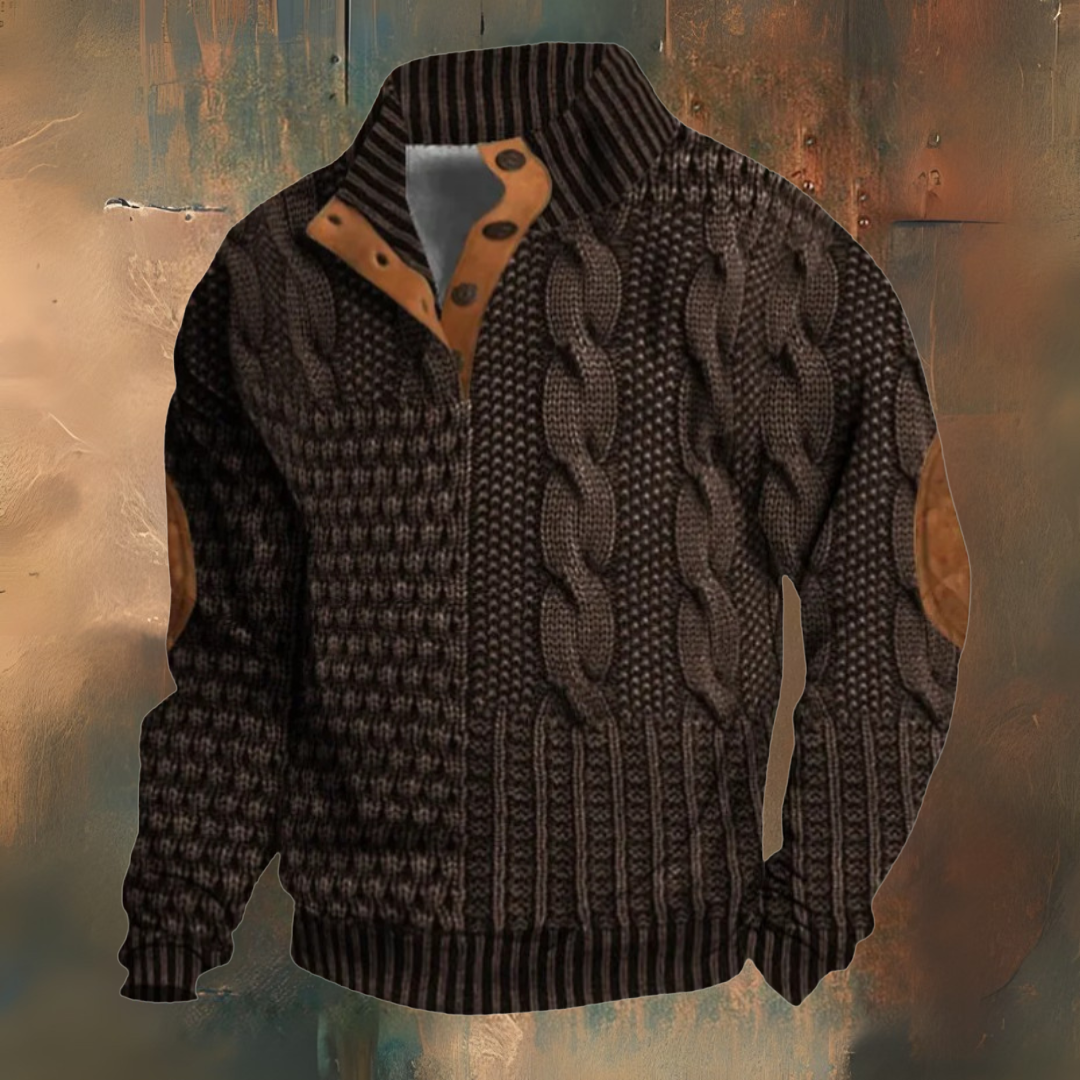 Roveri | Maglione Uomo Invernale Retrò Elegante e Confortevole per le Giornate Fresche