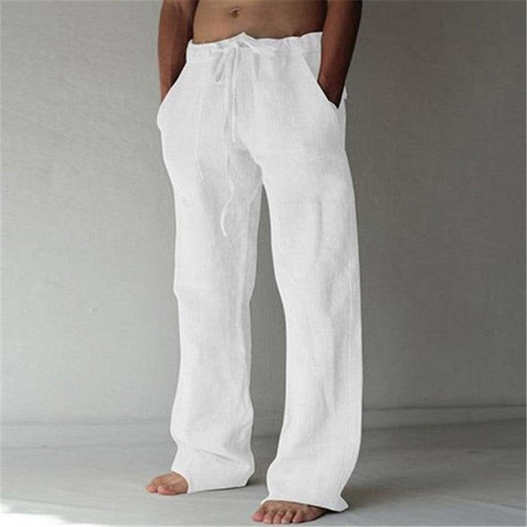 TOMMASO | PANTALONE IN LINO LEGGERO