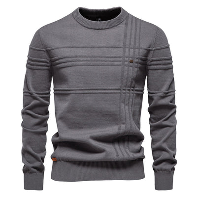 ROSSI ROMA™ | ELEGANTE MAGLIONE DA UOMO LAVORATO A MAGLIA