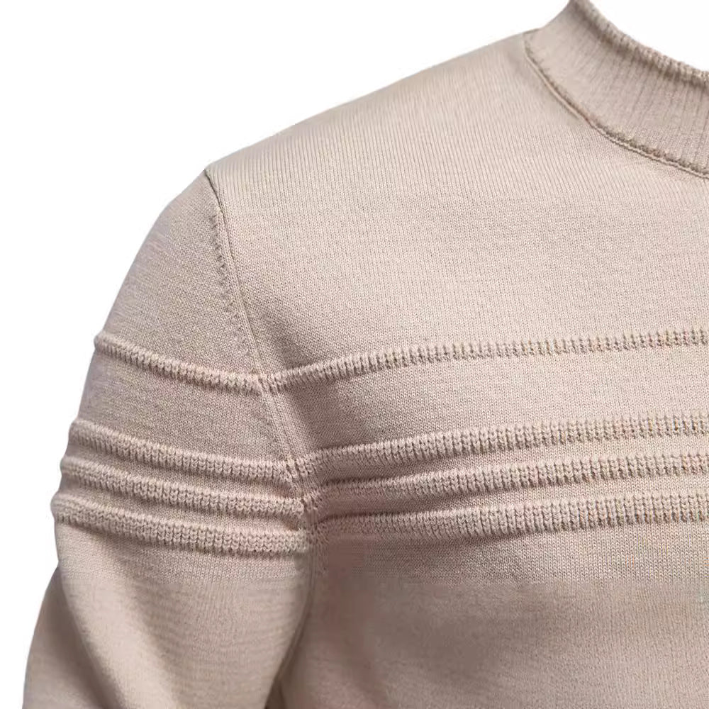 ROSSI ROMA™ | ELEGANTE MAGLIONE DA UOMO LAVORATO A MAGLIA